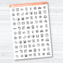 June Themed Icons | Planner Stickers | I-207