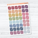 PTO Corner Flag Planner Stickers | Mini Corner Planner Stickers | B-559