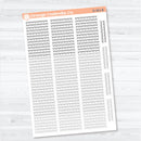 Squiggle Border Divider Planner Stickers | Decorative Planner Stickers | D-381