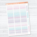 Squiggle Border Divider Planner Stickers | Decorative Planner Stickers | D-381