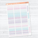 Squiggle Border Divider Clear Matte Planner Stickers | Decorative Planner Stickers | D-381-CM