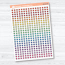 5mm Dot Grid Check Box Planner Stickers | Functional Planner Stickers | B-110