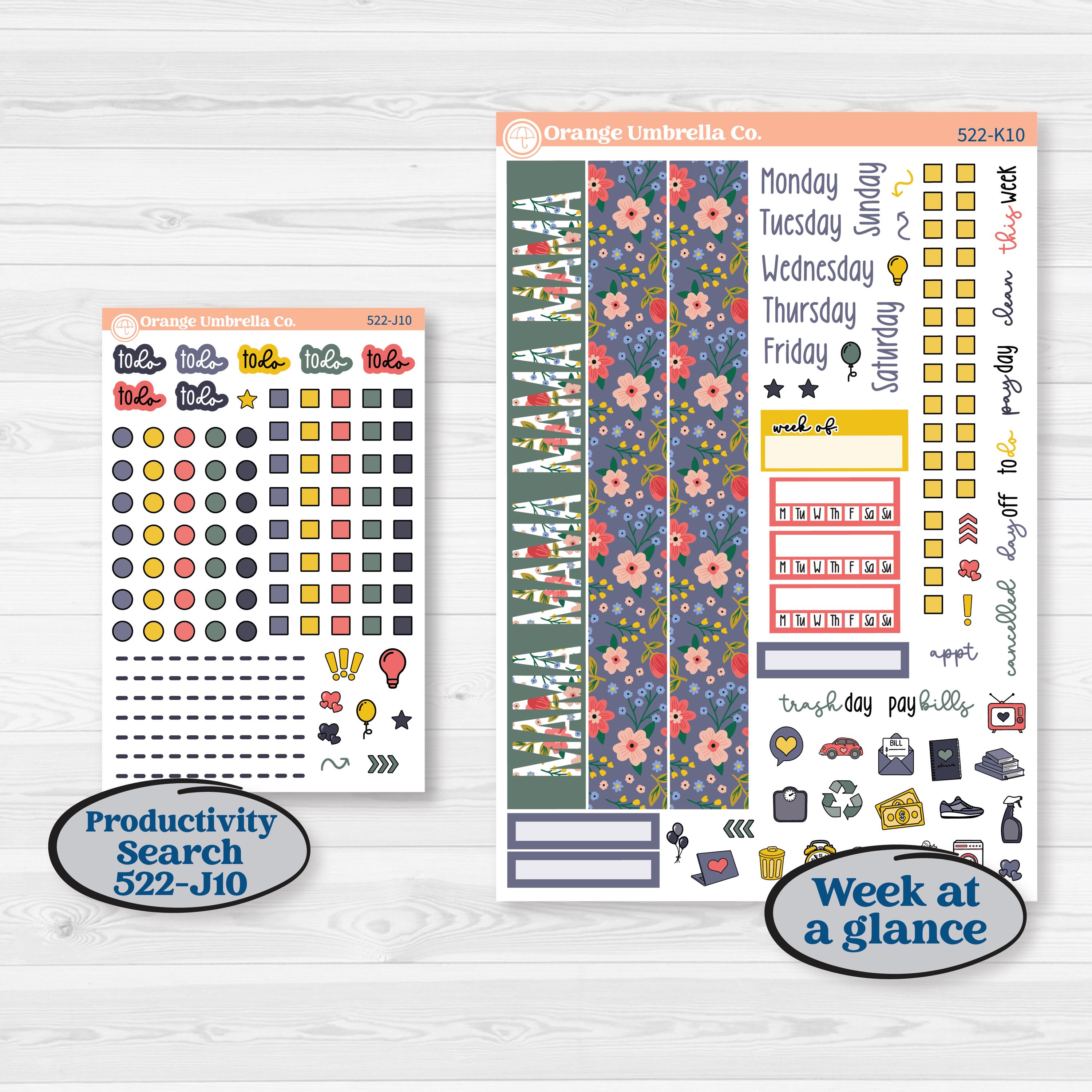 Mother’s Day | 7x9 Erin Condren Daily Duo Planner Kit Stickers | Best Mom | KIT-522-K