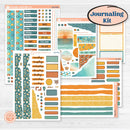 Summer Road Trip | Journaling or Scrapbooking Kit | Creative Junk Journal Planner Stickers | Road Less Traveled | KIT-524-D