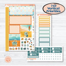 Summer Road Trip | Plum Vertical Priorities 7x9 Planner Kit Stickers | Road Less Traveled | KIT-524-H