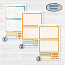 Summer Road Trip | A5 Daily Duo Planner Kit Stickers | Road Less Traveled | KIT-524-J