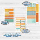 Summer Road Trip | 7x9 Plum Daily Planner Kit Stickers | Road Less Traveled | KIT-524-L