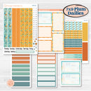 Summer Road Trip | 7x9 Plum Daily Planner Kit Stickers | Road Less Traveled | KIT-524-L