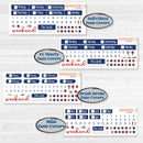 Memorial Day Kit | Weekly Sticker Kit for Vertical Planners like Erin Condren | Arlington | KIT-525-A