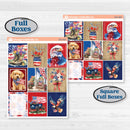 Memorial Day Kit | Weekly Sticker Kit for Vertical Planners like Erin Condren | Arlington | KIT-525-A