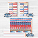 Memorial Day Kit | Hobonichi Cousin Weekly & Daily Planner Kit Stickers | Arlington | KIT-525-E