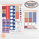 Memorial Day Kit | Hobonichi Weeks Weekly Planner Kit Stickers | Arlington | KIT-525-F