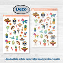 Cinco De Mayo Kit | Weekly Sticker Kit for Vertical Planners like Erin Condren | Señor Chili | KIT-526-A