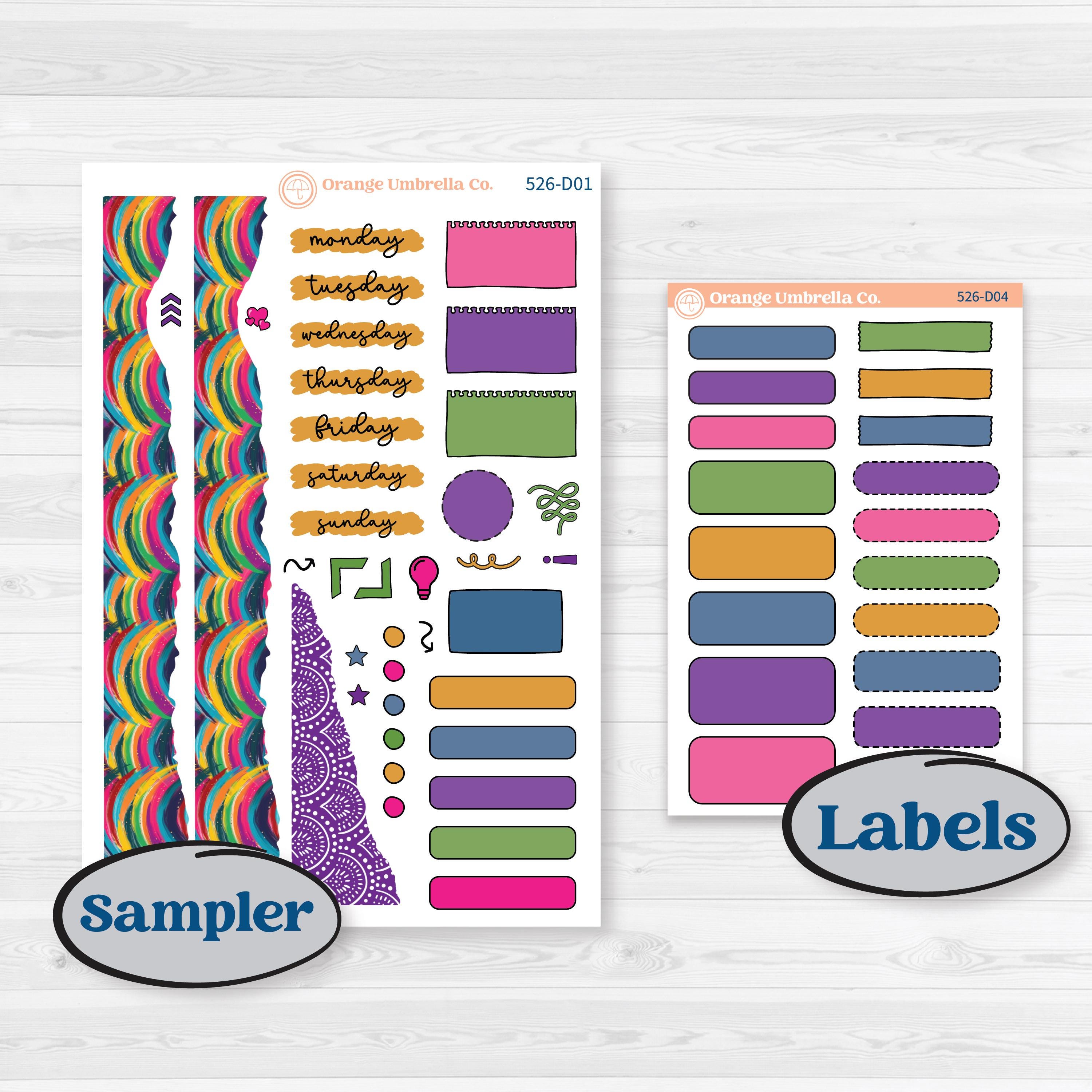 Cinco De Mayo Kit | Journaling or Scrapbooking Kit | Creative Junk Journal Planner Stickers | Señor Chili | KIT-526-D