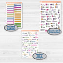 Cinco De Mayo Kit | Hobonichi Cousin Weekly & Daily Planner Kit Stickers | Señor Chili | KIT-526-E