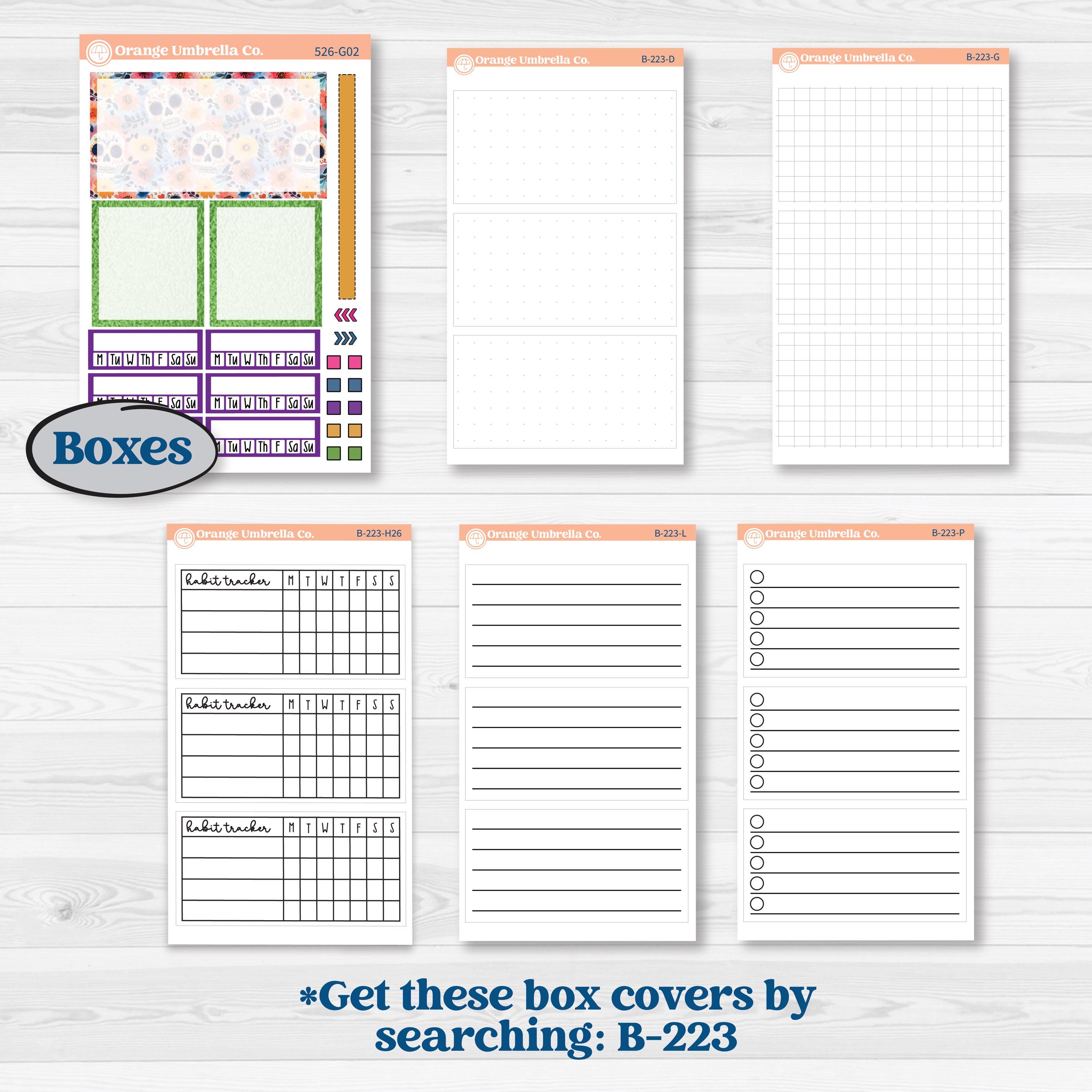 Cinco De Mayo Kit | Erin Condren Weekly Dashboard Planner Kit Stickers | Señor Chili | KIT-526-G