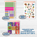 Cinco De Mayo Kit | Erin Condren Weekly Dashboard Planner Kit Stickers | Señor Chili | KIT-526-G