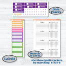 Cinco De Mayo Kit | Plum Vertical Priorities 7x9 Planner Kit Stickers | Señor Chili | KIT-526-H