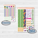 Cinco De Mayo Kit | A5 Daily Duo Planner Kit Stickers | Señor Chili | KIT-526-J
