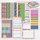 Cinco De Mayo Kit | 7x9 Erin Condren Daily Duo Planner Kit Stickers | Señor Chili | KIT-526-K