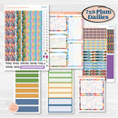 Cinco De Mayo Kit | 7x9 Plum Daily Planner Kit Stickers | Señor Chili | KIT-526-L