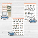 Neutral Botanical | Weekly Add-On Planner Kit Stickers | Sage | KIT-517-B
