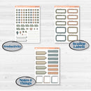 Neutral Botanical | Weekly Add-On Labels Planner Kit Stickers | Sage | KIT-527-C