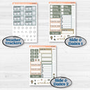 Neutral Botanical | Hobonichi Cousin Weekly & Daily Planner Kit Stickers | Sage | KIT-527-E