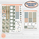 Neutral Botanical | Hobonichi Weeks Weekly Planner Kit Stickers | Sage | KIT-527-F