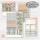 Neutral Botanical | Erin Condren Weekly Dashboard Planner Kit Stickers | Sage | KIT-527-G