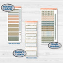 Neutral Botanical | A5 Daily Duo Planner Kit Stickers | Sage | KIT-527-J