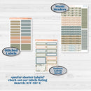Neutral Botanical | 7x9 Plum Daily Planner Kit Stickers | Sage | KIT-527-L