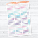 Squiggle Divider Clear Matte Planner Stickers | Deco Planner Labels | D-379-CM