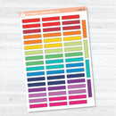 Skinny Stitched Planner Labels | Functional Planner Stickers | L-540