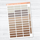 Quarter Box Stitched Planner Labels | Functional Planner Stickers | L-541