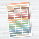 Quarter Box Stitched Planner Labels | Functional Planner Stickers | L-541