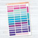 Quarter Box Stitched Planner Labels | Functional Planner Stickers | L-541