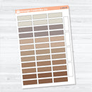 One Third Box Stitched Planner Labels | Functional Planner Stickers | L-542