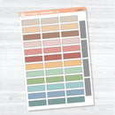 One Third Box Stitched Planner Labels | Functional Planner Stickers | L-542