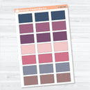 Half Box Stitched Planner Labels | Functional Planner Stickers | L-543