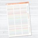 Squiggle Border Divider Planner Stickers | Decorative Planner Stickers | D-381