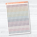5mm Dot Grid Check Box Planner Stickers | Functional Planner Stickers | B-110