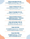 Hobonichi Cousin Custom Scripts | Color on Clear Matte Planner Stickers | 1 Word/Phrase per Sheet | customscript-hobocolor-cm