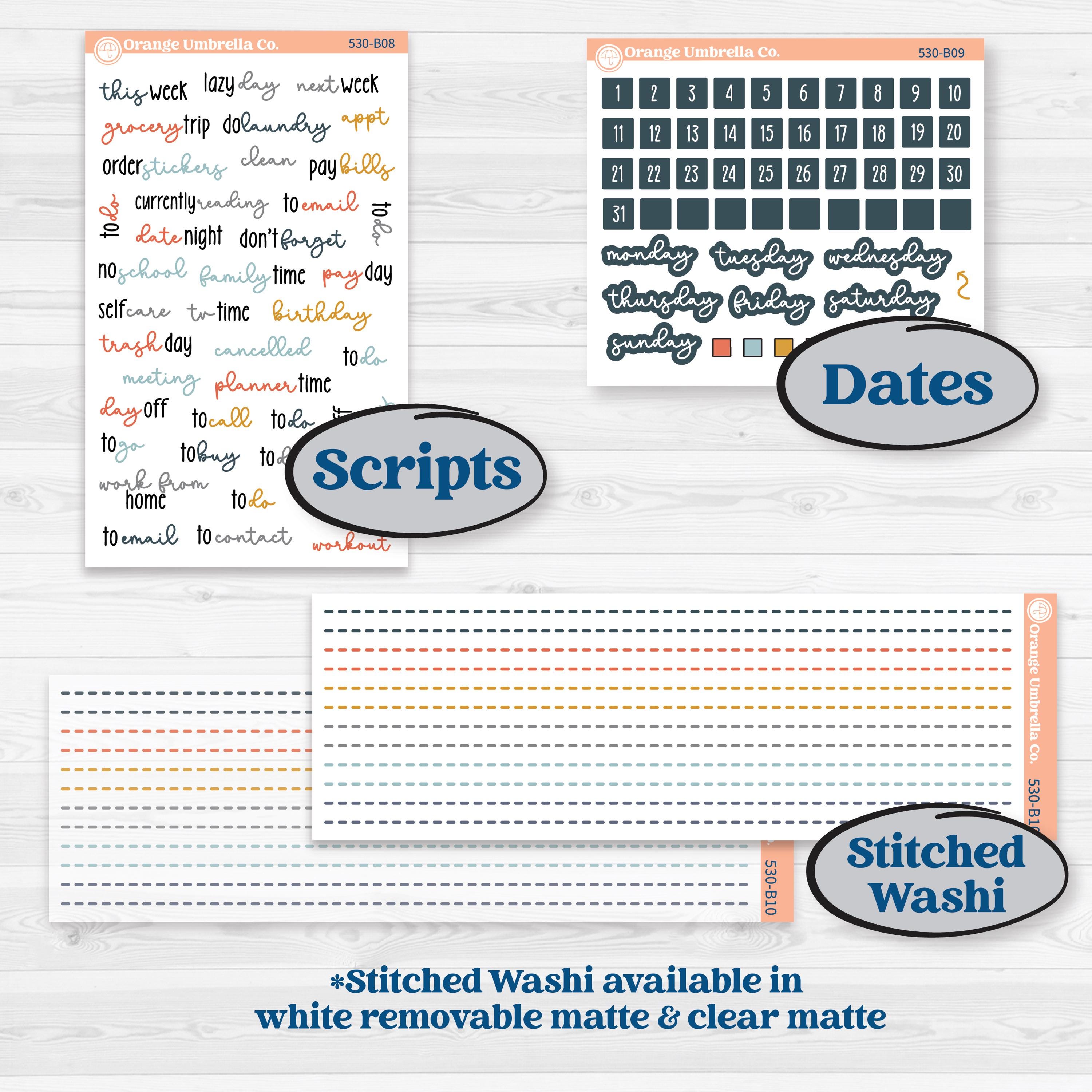 Space Father’s Day | Weekly Add-On Planner Kit Stickers | Outta This World | KIT-530-B