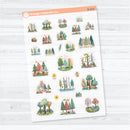 Woodlands Clear Matte Planner and Scrapbooking Kit | Planner Stickers | D-013 & C-478-CM