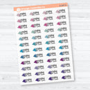 Reading Time Clear Matte Planner Stickers | F18 Event Labels | E-347-CM