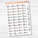 TV Time Planner Stickers | F18 Event Labels | E-348