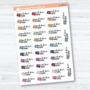 Work From Home Planner Stickers | F18 Event Labels | E-349