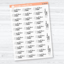 Work From Home Clear Matte Planner Stickers | F18 Event Labels | E-349-CM