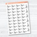 Cleaning Time Planner Stickers | F18 Event Labels | E-350